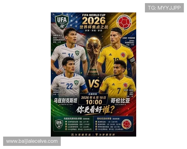 2026年世界杯乌兹别克斯坦与哥伦比亚比赛中最有可能夺得MVP的球员盘点